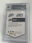 Corey Perry Signed Card 2007 Ducks Stanley Cup Auto Ip Slabbed Beckett A
