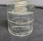 Vintage Hemingray C s a  4 Inch Clear Glass Insulator  Made In The United States