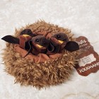 Folktails Folkmanis Plush Finger Hand Puppet 3 Baby Birds In Nest Robins Pretend