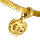 Authentic Chanel 96p Cc Logo Swing Gold Bangle Bracelet - Ddp Included - Summer