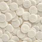 Altar Bread 1 3 8  White Cross Design Bag Of 250 Communion Hosts