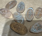     elongated Pressed Penny Souvenir Lot Of 8     edison Ford Space Needle Las Vegas
