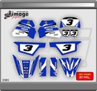 Yamaha Pw 50 Pw50  Graphics Kit Decals  Fits Years 1990 - 2023 Blue Stock Style