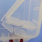 Parts Storage Box Organizer Container Adjustable Compartment Divider Made In Usa