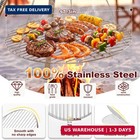 Hasteel 17-inch Grill Grate  Heavy-duty Charcoal Grate Replacement Part   Stainl