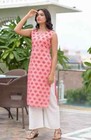Bollywood Ethnic Kurti With Palazzo Set Indian Women Casual Wear Tunic Kurta Set