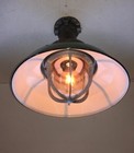 1940 s Appleton Evx 16  Green Porcelain Explosion Proof Light Industrial Vintage