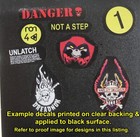 Batman Logos Waterslide Decals For Action Figures 3mm - 20mm Wide