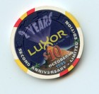 10 00 Chip From The Luxor Casino Las Vegas Nevada 2nd Anniversary