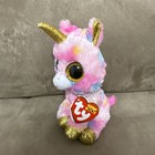 Ty Beanie Boos Unicorn Magic Tie Dye Plush Stuffed Animal Toy Gift 7 Inch W tag