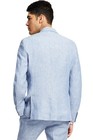 Bar Iii Mens Slim-fit Linen Two Button Suit Jacket 40 Regular Blue Blazer Nwt