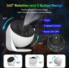 Galaxy Projector Light For Bedroom Ceiling And Wall 13 Film Discs 360   Rotating 