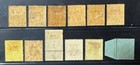Hong Kong 1917    china    Overprint 1c To  1-sg 1   13  12v  Mint Stamps 