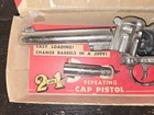 Hubley 2 In 1  Cap Pistol Appears Unfired Original Box Kilgore Tootsie Toy 