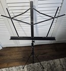 On-stage Compact Folding Music Stand Black With Bag Vguc