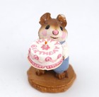 Wee Forest Folk Wff M-83   M-083  happy Birthday   Blue Pants Retired Read