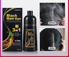 Black Hair Dye Shampoo 3 In 1 500ml Hair Color Shampoo Instant Grey Coverage