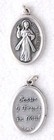 Jesus Divine Mercy Oxidized Silver Nickel Catholic Patron Saint Medal New