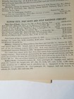1887 Train Document Kansas City Fort Scott   Gulf Railroad Baxter Springs 