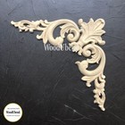 Woodubend Heat Bendable Molding Pack Of Two Pediments Wub2093 15x28cm
