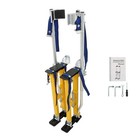 24 -40  Aluminum Drywall Tool Yellow Adjustable Height Stilts For Painter Taping