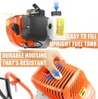 Neotec Post Hole Digger 52cc Gas Powered Earth Digger With 2pcs  Auger Drill Bit