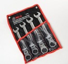 Flex Jumbo 4pc Mm Ratchet Wrench Automotive Tool Set 21 22 24 25 Mm Shop Tools
