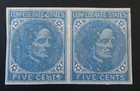 Us Confederate Stamp 1862 5c Sc  Csa 7 Par Imperf   Blue Pse Cert 