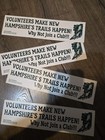New Hampshire Trails Bumper Sticker Featuring Man Of The Mountain