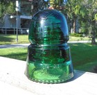 Great Yellow Green Cd 145 Hemingray Beehive Style Glass Insulator  e 