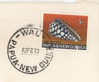 1970 Papua New Guinea Cover Wau Cancel To Port Moresby 5c Conus Marmoreus