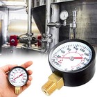  Air Pressure Gauge  1 4  Npt Male 1-300 Psi 2  Dial Utility  Multiple Type 2