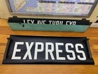 26  Ny Nyc New York City Transit Decor Subway Roll Sign Express Garage Urban Art