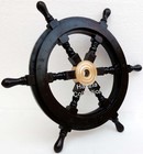 18  Ships Wheel   Wooden Boat Ship Steering   Pirate Captain   Nautical Maritime