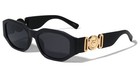 Wholesale Dozen 12 Pcs Lot Slim Oval Gold Tiger Medallion Sunglasses Luxury Vtg