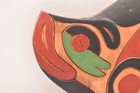 Northwest Coast Large Porcupine Effigy Wood Plaque Salish Totem Carving