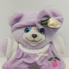 Vtg Fisher Price Briarberry Collection Baby Kristin Purple Plush Toy Bear 1999