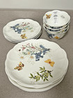 Set 12 Lenox Butterfly Meadow Orange Sulphur Dinner Salad Plates Rice Bowls New