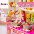 Play Kitchen Playset  Girls Kitchen Toys For Ages 2-6 4-8 With Light  Sound And