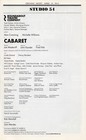 Alan Cumming  cabaret  Michelle Williams 2014 Broadway Opening Night Playbill