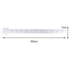 10 Pack Retail Clip Hanging Merchandise 12 Tab Plastic Display Strip   10 S-hook