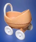 Vintage 4  Little Tikes Dollhouse Infant Baby Buggy Carriage Stroller Pram