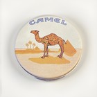 Vintage Camel Cigarettes Round Metal Tin 1994 Tobacco Advertising Promotional
