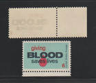 Us Efo Error Stamps  1425 Give Blood  Misperf   Normal   Mnh