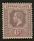 Travelstamps  1912 Cayman Islands Stamp Sg 47 - 6d George V Mint Mogh