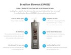       new       Brazilian Blowout Express Professional Smoothing System Solution 34oz
