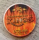  5 Excalibur Tournament Of Kings Russia Knight Casino Chip - Las Vegas  Nevada