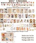 200pcs Vintage Junk Journal Supplies scrapbook Supplies Scrapbooking Paper And S