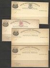 Peru Collection --   31  Postal Cards -- 1883      Mint