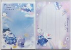 Q-lia Funwari Yoruneko Mini Memo Pad 70 Animal Cat Bird Sweets Kid Made In Japan